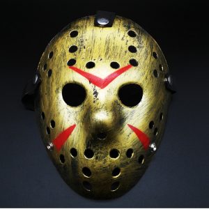 Jason Voorhees Mask Gold