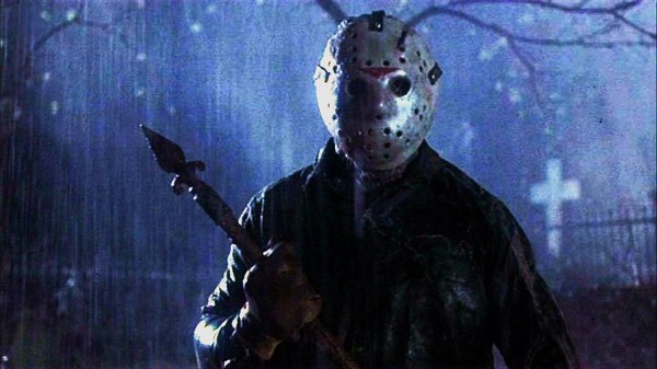 jason voorhees with a gold mask