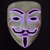 pink led vendetta mask