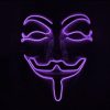 purple v for vendetta led mask