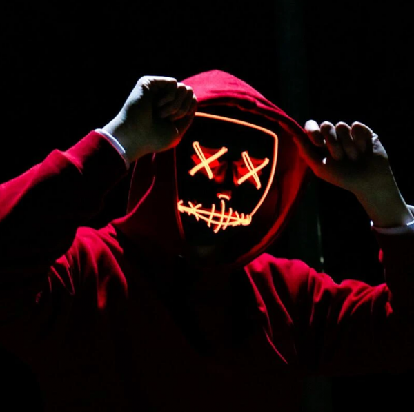 The Purge Mask LED That Light Up Orange