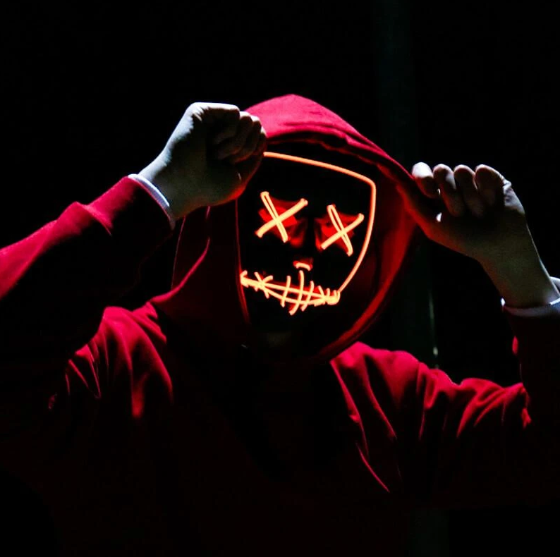 LED Mask Orange Kingdom
