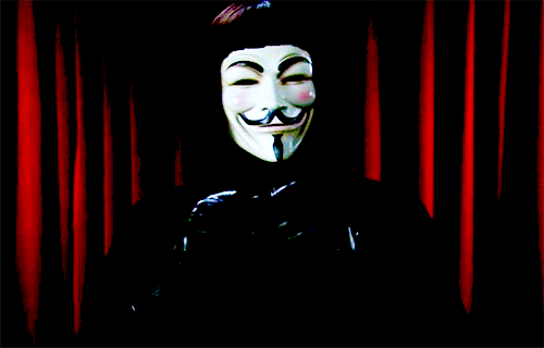 the mysterious V from vendetta movie