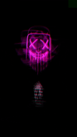 the pink led purge mask animated