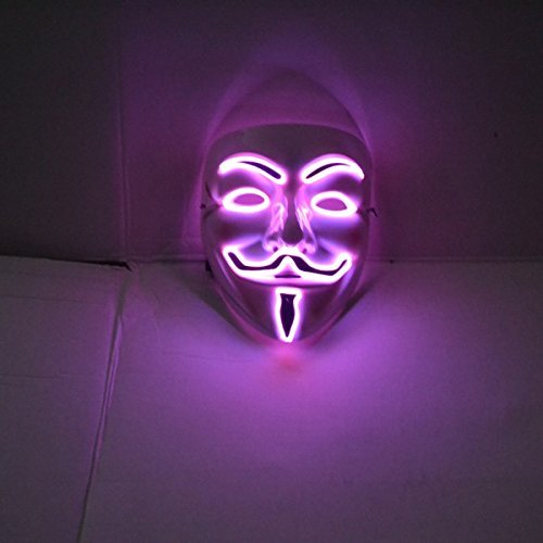 vendetta mask purple led