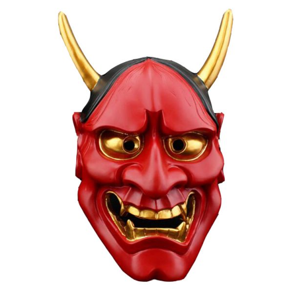 Japanese Oni Mask red