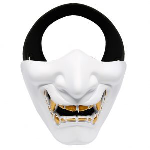 Oni Lower Face Mask White