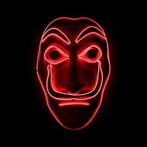 Money Heist Dali Mask LED Red