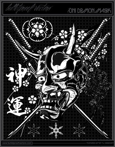 Oni Hannya Mask wallpaper