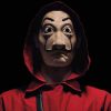 Salvador Dali Mask Money Heist LED Red