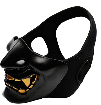 Oni Face Mask Black Teeth